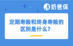 定期寿险和终身寿险的区别是什么？哪些终身寿险值得买？